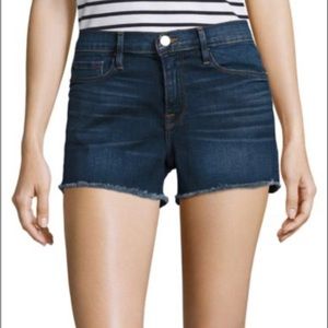 Frame Le Cutoff Denim Shorts